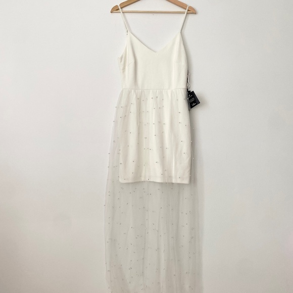 Lulus lovin you white pearl maxi dress - Picture 4 of 9